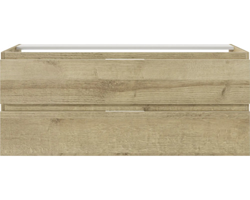 Waschbeckenunterschrank mit zwei Schubladen in Holzoptik