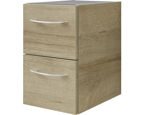 Meuble bas de salle de bains suspendu avec deux tiroirs