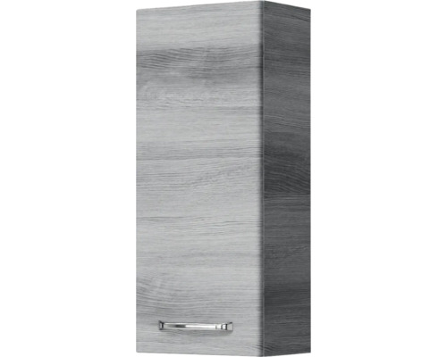 Armoire haute avec porte et poignée en métal pour la salle de bains