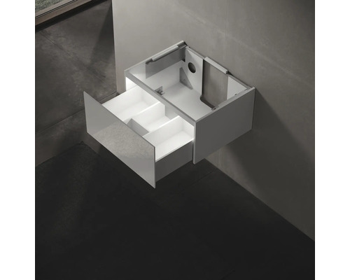 Meuble sous-lavabo avec tiroir pour montage mural