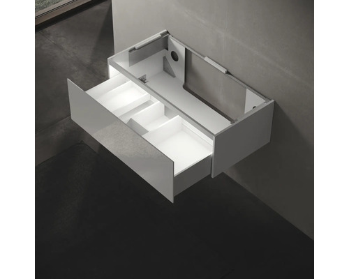 Meuble sous-lavabo avec tiroir pour aménagement de salle de bains