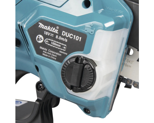 Makita DUC101 Akku-Kettensäge Detailansicht