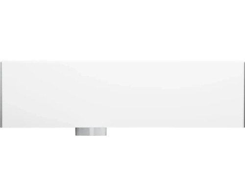 Vue de face d''un couvercle de toilette