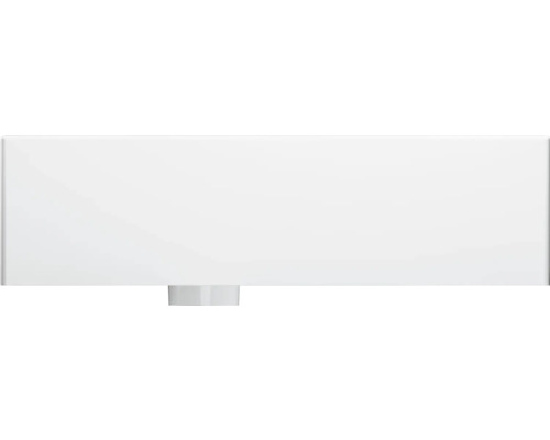 Weisses Waschbecken mit Ablauf