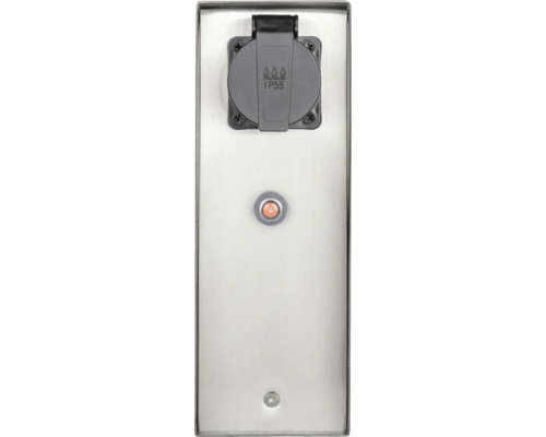 Aussensteckdose mit Schutzart IP55 und Kontrollleuchte