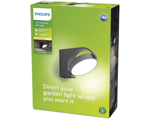 Verpackung einer Philips LED Aussenwandleuchte