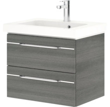 Meuble sous-vasque avec lavabo et deux tiroirs
