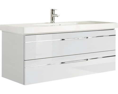 Meuble sous-vasque avec deux tiroirs et lavabo