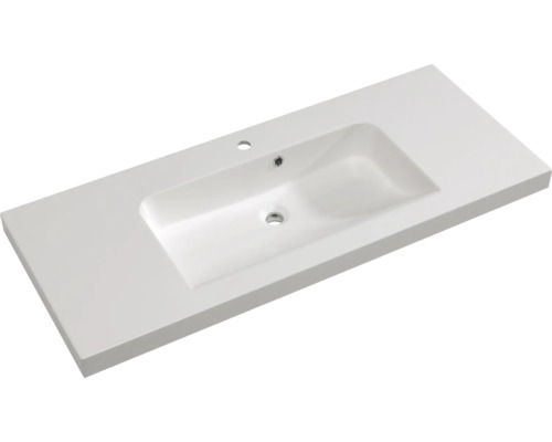 Plan de toilette en fonte minérale avec vasque