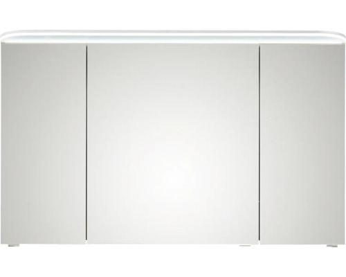 Armoire de toilette à trois portes avec éclairage