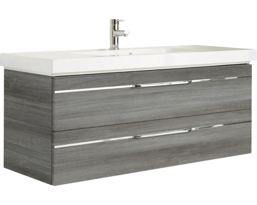 Waschtischunterschrank mit zwei Schubladen und Waschbecken