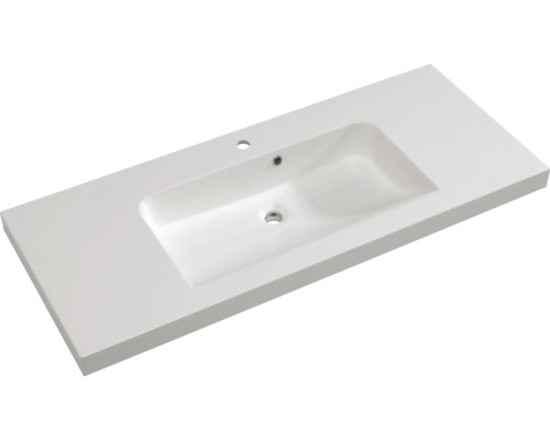 Waschtischplatte mit eingelassenem Waschbecken