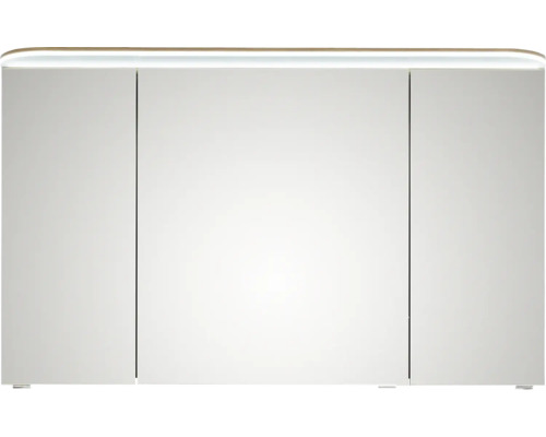 Armoire de toilette avec trois portes et éclairage