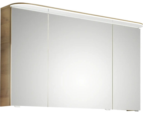Armoire de toilette à trois portes avec éclairage
