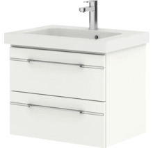 Meuble sous-vasque avec deux tiroirs et vasque à poser