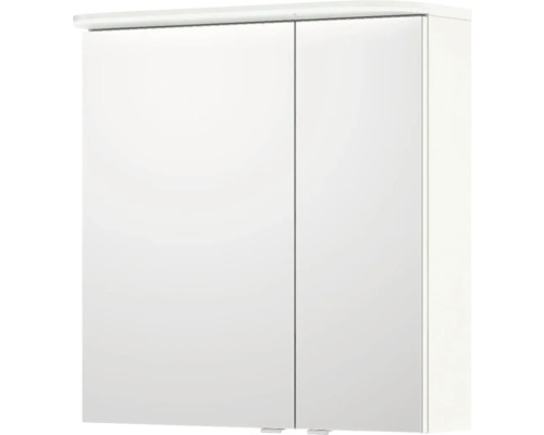 Weißer Spiegelschrank mit zwei Türen für das Badezimmer