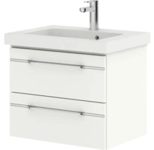 Meuble sous-lavabo avec deux tiroirs et robinetterie