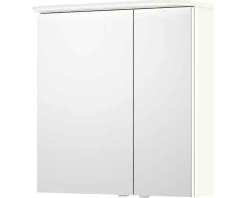 Weißer Badezimmerschrank mit zwei Türen