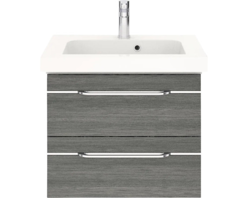 Meuble sous-vasque avec deux tiroirs et vasque à poser