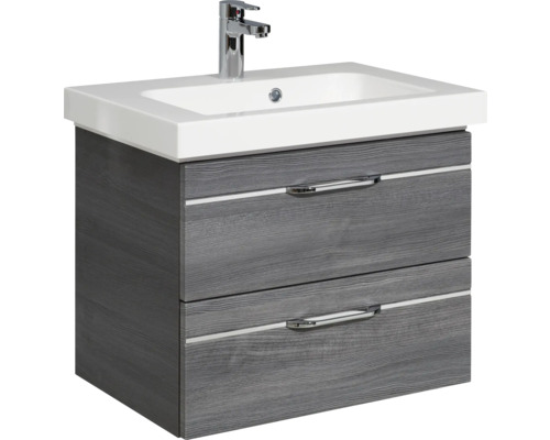 Meuble-lavabo avec deux tiroirs et robinetterie