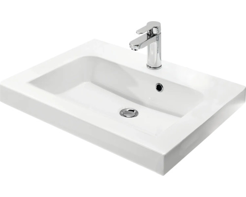 Vasque en céramique sanitaire avec robinet