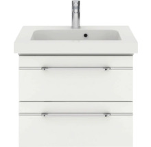 Meuble sous-vasque avec deux tiroirs et vasque à poser
