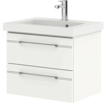 Meuble sous-lavabo avec deux tiroirs et lavabo