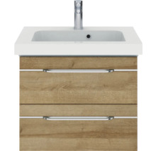 Meuble sous-lavabo avec deux tiroirs et lavabo