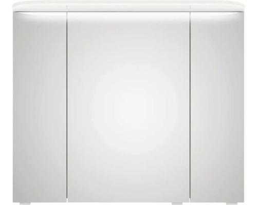 Weisser Spiegelschrank mit drei Türen für das Badezimmer