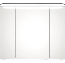 Armoire de toilette blanche avec trois portes