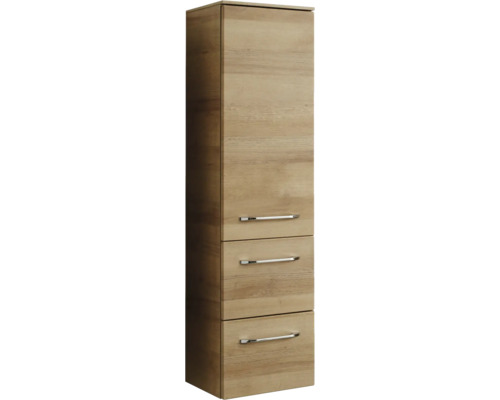 Armoire haute de salle de bains avec trois tiroirs