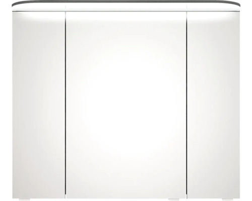 Weißer Spiegelschrank mit drei Türen für das Badezimmer