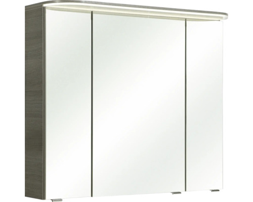 Spiegelschrank mit drei Türen und Beleuchtung