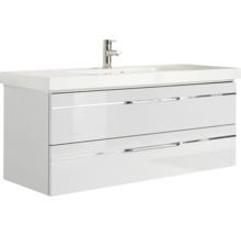 Meuble sous-lavabo avec deux tiroirs et robinetterie