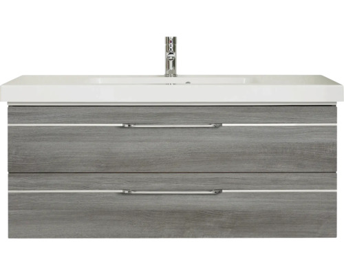 Meuble sous-lavabo avec deux tiroirs et lavabo
