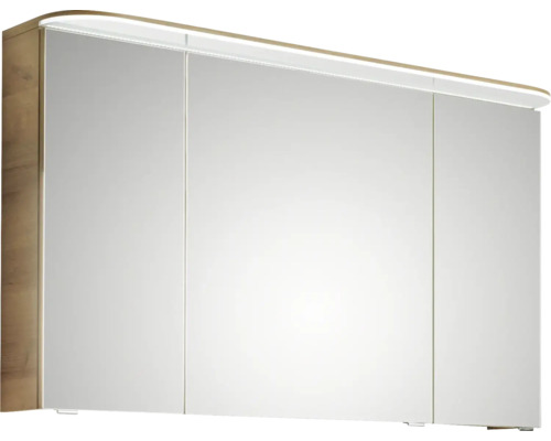 Armoire de toilette à trois portes avec éclairage