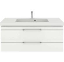 Meuble sous-lavabo avec deux tiroirs et lavabo