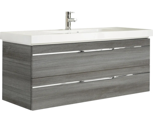 Waschtischunterschrank mit zwei Schubladen und einem Waschbecken