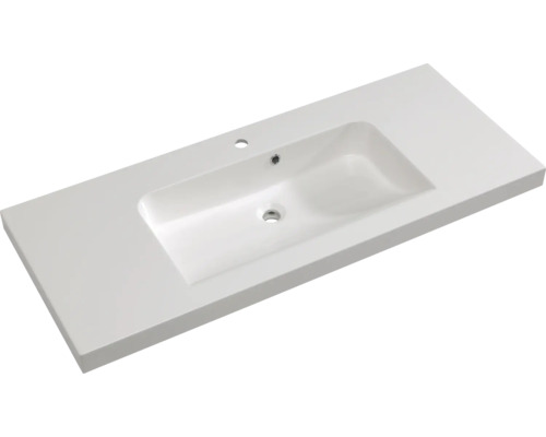 Waschtischplatte mit rechteckigem Becken