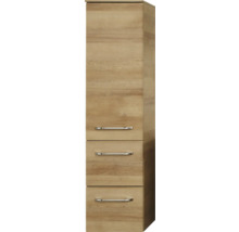 Hochschrank mit drei Schubladen im Holzdekor