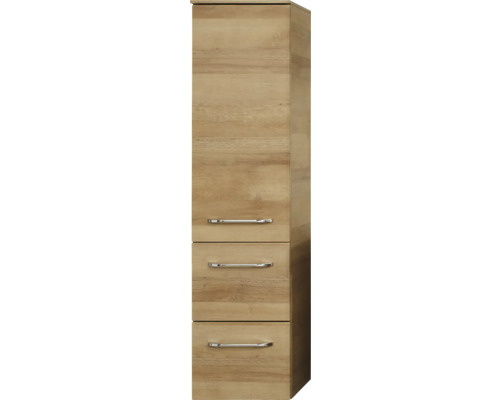 Hochschrank mit drei Schubladen im Holzdekor