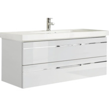 Meuble sous-lavabo avec lavabo et deux tiroirs