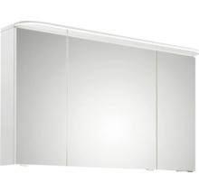 Armoire de toilette avec trois portes et éclairage