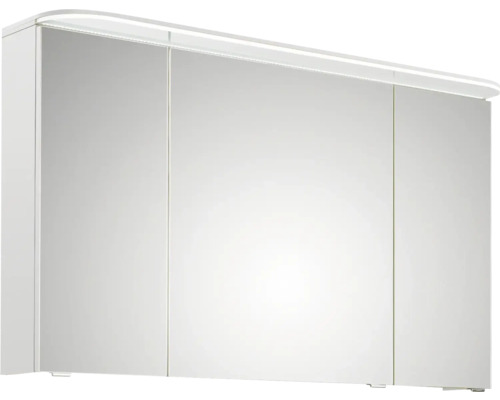 Armoire de toilette avec trois portes et éclairage