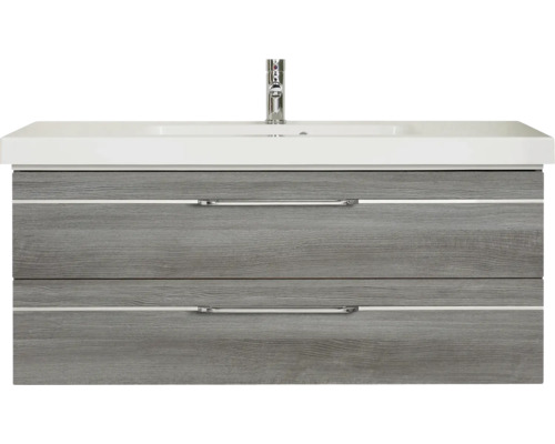 Meuble sous-lavabo avec deux tiroirs et lavabo
