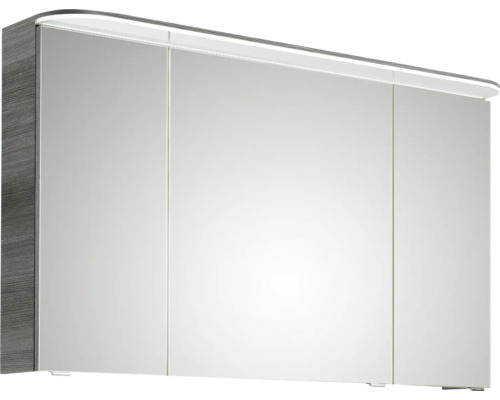 Armoire de toilette à trois portes avec éclairage intégré