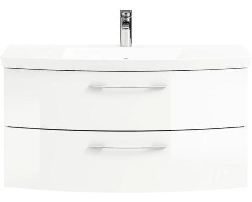 Waschtisch mit zwei Schubladen und Armatur