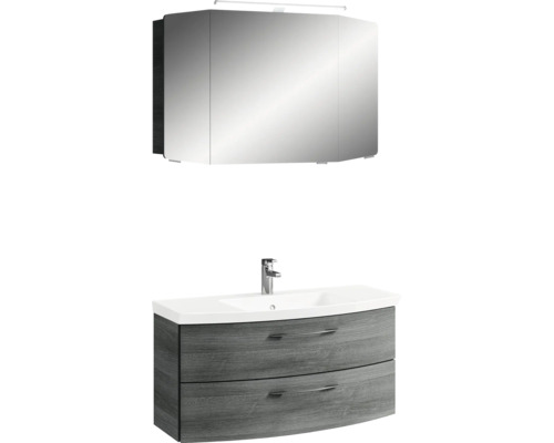 Waschtischkombination mit Spiegelschrank für das Badezimmer