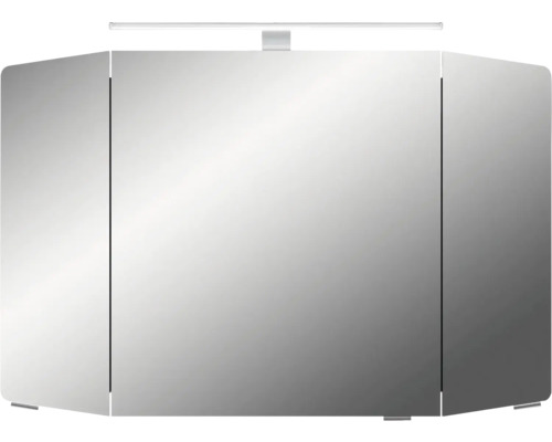 Dreitüriger Spiegelschrank mit Beleuchtung