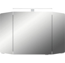Armoire de toilette à trois portes avec éclairage